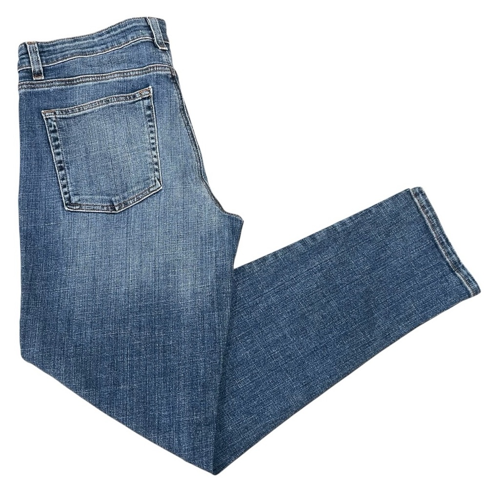 Eileen Fisher Organic Cotton Straight Leg Casual Denim Jeans Women’s 8 - Picture 11 of 13